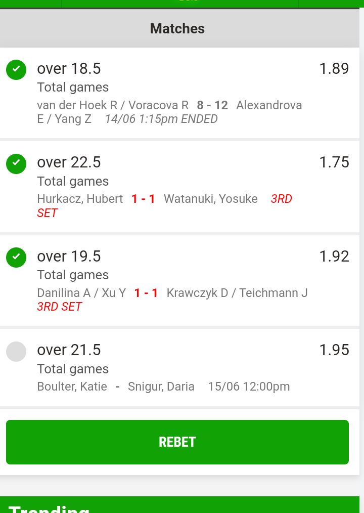 EssyTips's tweet photo. Tennis 🎾 last game to be played today cash out is available https://t.co/Oms3t2eKcG