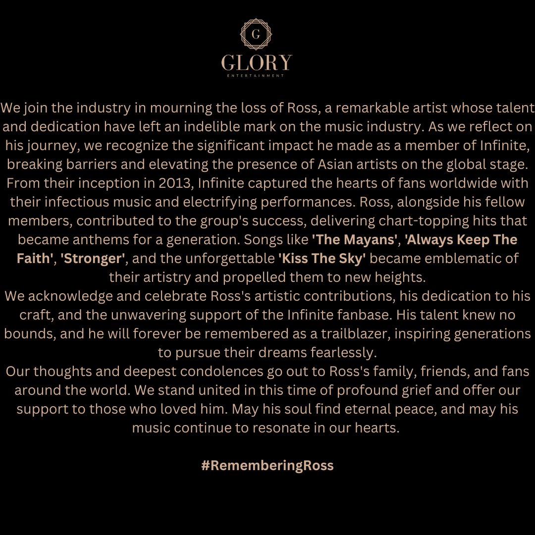 GloryRecords's tweet photo. Official Statement from Glory Entertainment. https://t.co/dK34ifWwuy