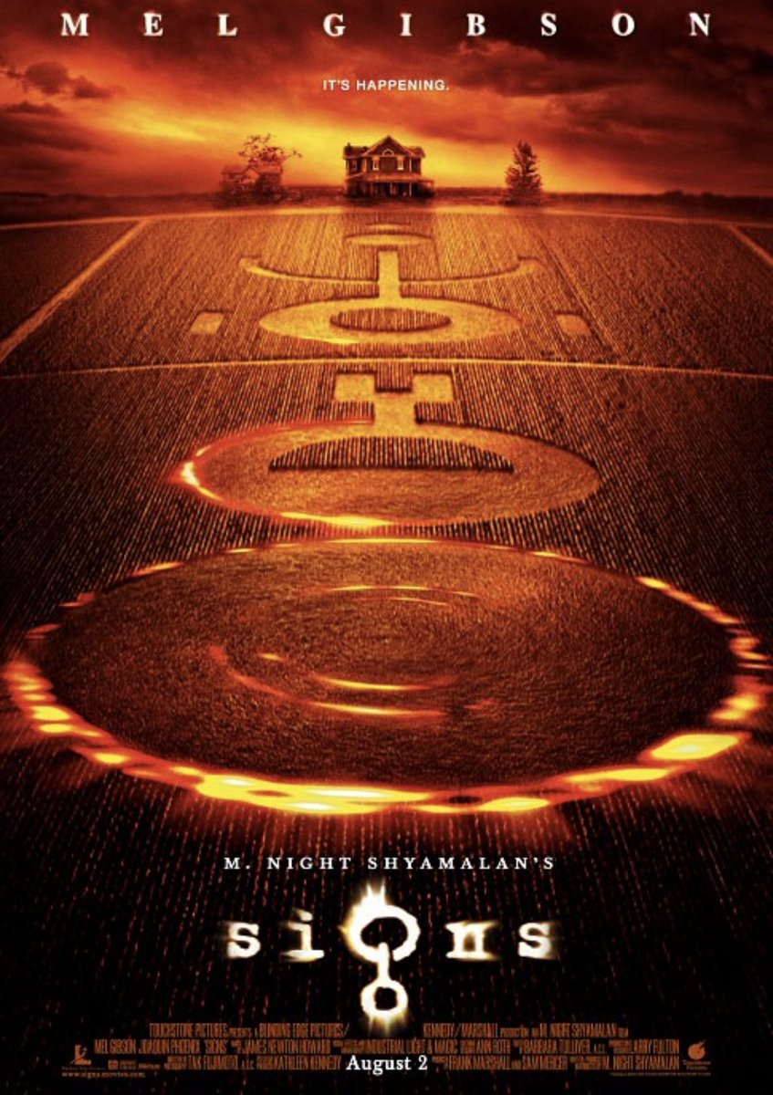 Spookifyer's tweet photo. What are your thoughts on #signs2002 ???
#signs #horror #horrormovie #mnightshyamalan https://t.co/joKbk7ztMt