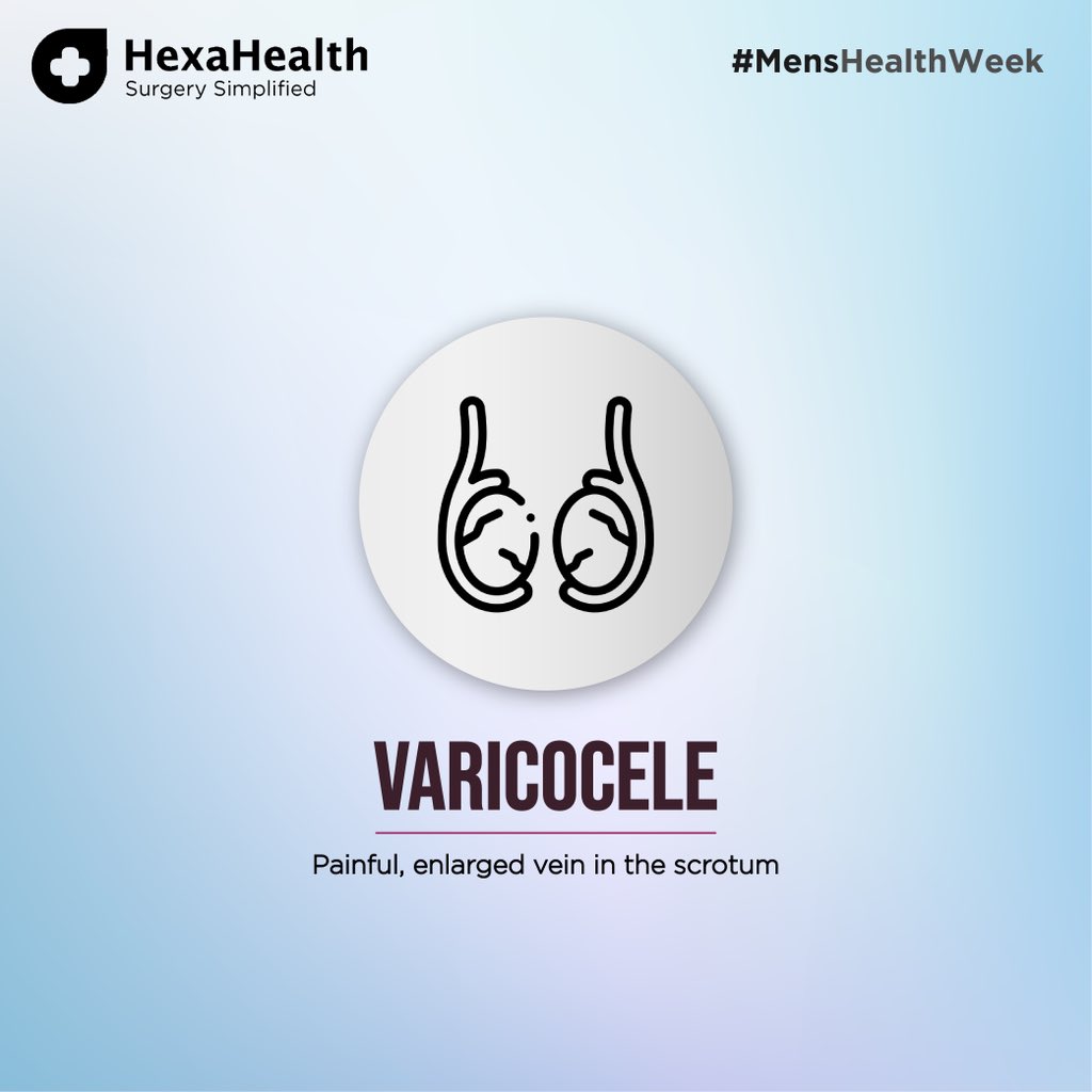 This #MensHealthWeek, watch out for the physical issues that challenge the men in your life! To consult, call 88606 88606

#HexaHealth #WeCARE #HealthyLife #FamilyHealth #surgery #surgeons #bestsurgeons #MensHealthWeek #erectiledysfunction #testicularcancer #varicocele #prostate