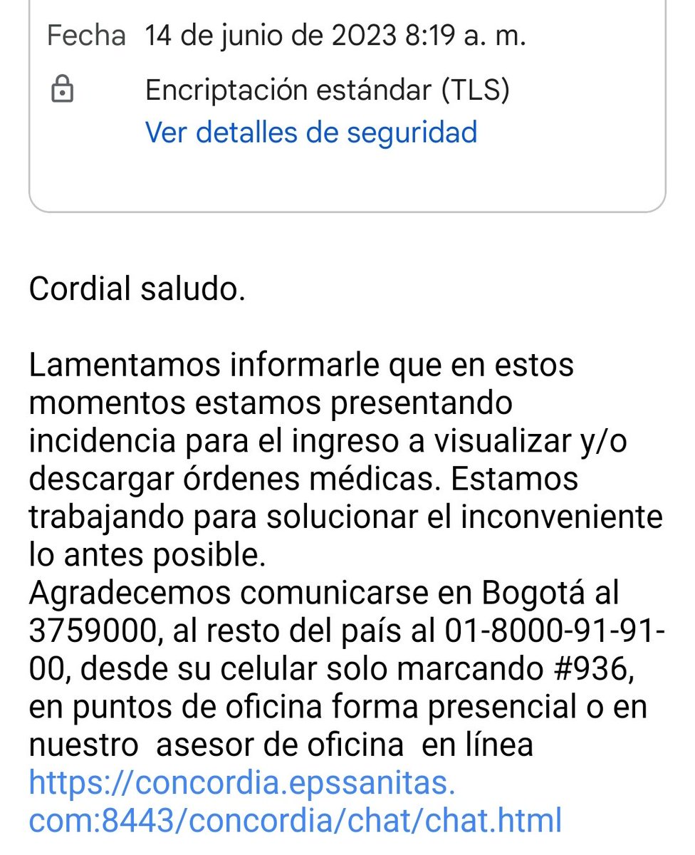 LopStep's tweet photo. @YoSoyLaMaria__ @sanitas_eps No compren los planes complementarios de este garaje de EPS, son una mierda!. La oficina virtual no sirve y ni hablar de las IPS que contrata para algunos servicios, cómo, @CoraxonIps a la cual llevo llamando desde la semana pasada y nunca tiene asesor para contestar😡 https://t.co/EwDFS2RCNW
