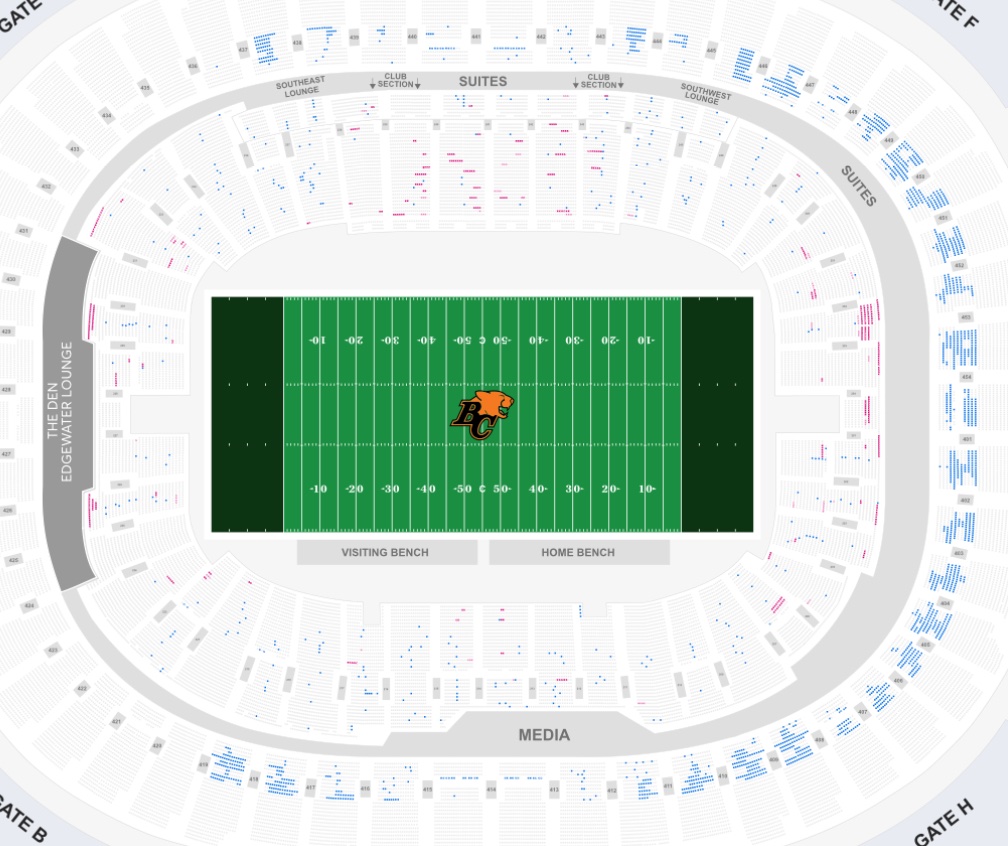 upper deck tickets continue to move well for #bclions opener