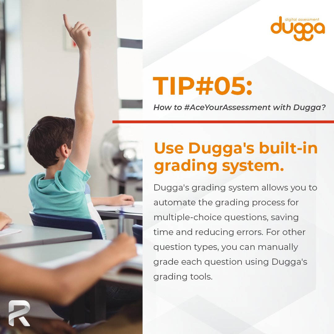 radentaPH's tweet photo. Say goodbye to manual grading hassles! 📚✅ 

With Dugga's innovative grading system, automating the grading process for multiple-choice questions is a breeze, saving you valuable time and minimizing errors. 

#RadentaTechnologies #Dugga #GradingMadeEasy #TimeSave https://t.co/BixEdBnOBd