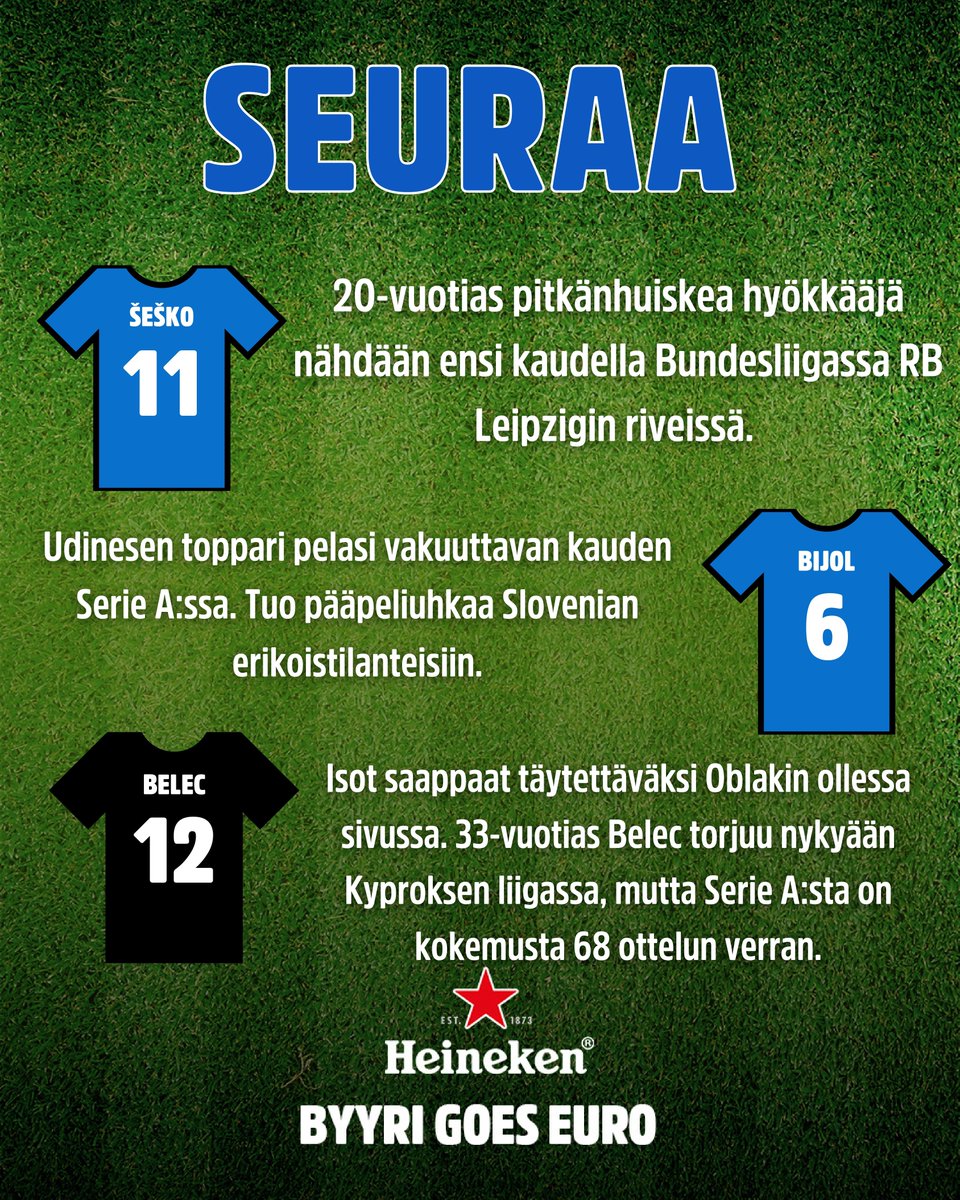 Byyri's tweet photo. 𝐏𝐄𝐑𝐉𝐀𝐍𝐓𝐀𝐈𝐍𝐀! 🇫🇮 ⚔️ 🇸🇮⁣
🕖 19.00⁣
🏟️ Olympiastadion⁣
📍 Helsinki⁣
📺 YLE⁣
⁣
#Huuhkajat #FINSLO https://t.co/c7MyLHfx1s