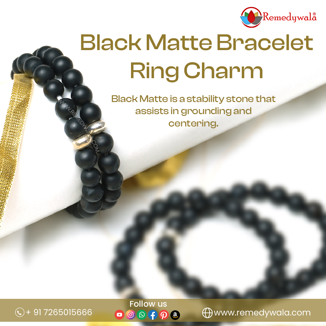 Elegance in Black: Introducing Our Black Matte Stone Bracelets

Perfect for those seeking balance and stability in their lives.#BlackMatteBracelet  #BlackMatteBracelet

Buy Now: remedywala.com/product/black-…

#NaturalStoneJewelry #BlackMatteJewelry #StoneBracelet #MatteBeauty