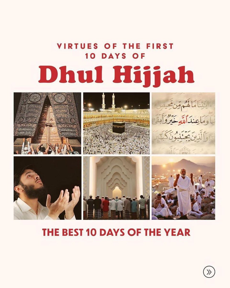 Virtues Of The First Ten (10) Days Of Dhul-Hijjah.🌙🌹🌟

THREAD.