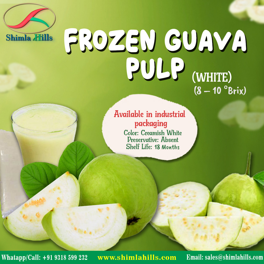 Shimla_Hills's tweet photo. Shimla Hills offers the highest-grade frozen guava pulp extracted from fresh, ripe guavas. Our guava pulp comes in robust aseptic packaging to ensure freshness and extend shelf life.
Explore more: https://t.co/MEpPvfhUsb
#ShimlaHills #FrozenGuavaPulp #GuavaPulp #Guava https://t.co/i9CenJLSdA