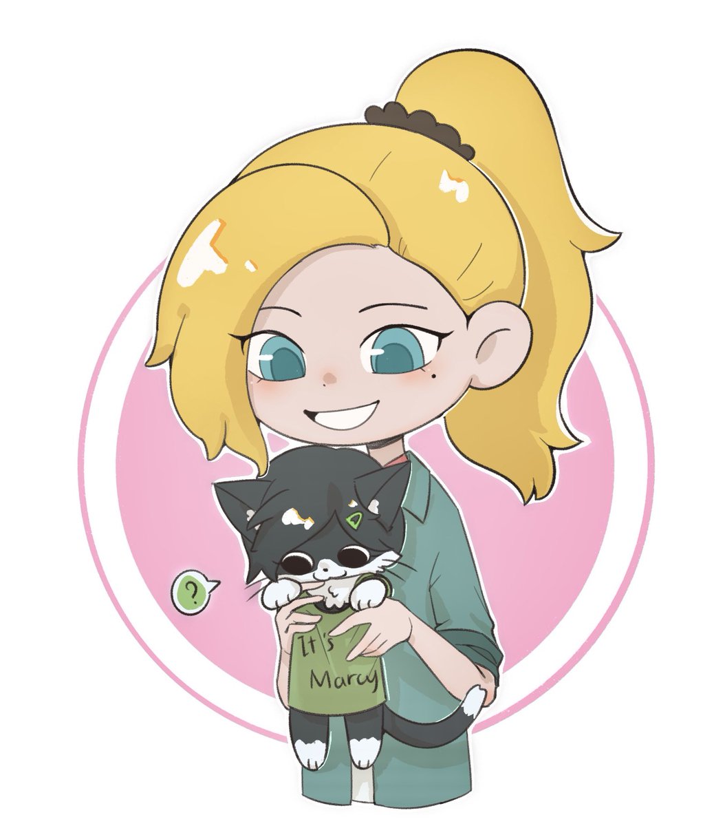 #amphibia 
#Sashannarcy 
Marcy turns into a cat