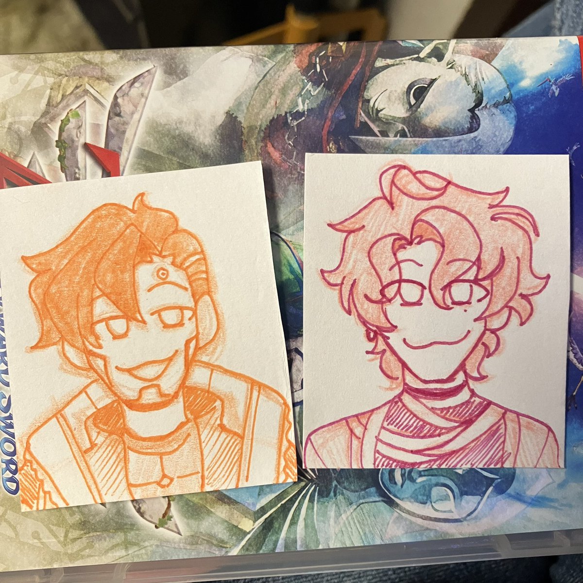 I was watching <a href="/MichiGaij/">Michi Gaij 🐢</a> ‘s stream tonight and decided to do some warmup doodles!!  🤧✨ (ft. <a href="/chipimpo/">IMPO🤕 | MUMMY</a> )