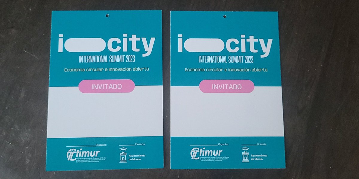 Y tenemos ganador de las dos credenciales para el acto de inauguración de ICITY. P.R.S., nos ponemos en contacto contigo ¡Enhorabuena!
