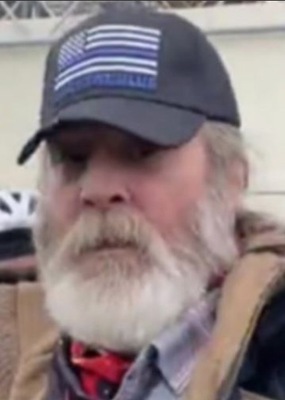 retiredtrnman's tweet photo. The #FBI has identified many people who incited violence at the U.S. Capitol on January 6, but it still needs your help to bring others to justice. If the person in this photo looks familiar, submit a tip at https://t.co/LRUnRA40bG or 1-800-CALL-FBI, and mention photo 245-AFO. https://t.co/HAthIPxPcJ