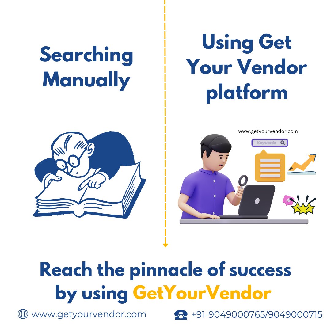 Registering on GetYourVendor offers several advantages and benefits for businesses. Join Now lnkd.in/ddS4B4zB

Or call us at +91-9049000765/9049000715

#vendordevelopment #businessgrowth #getyourvendor #vendormanagement #vendors #buyers #custommanufacturing