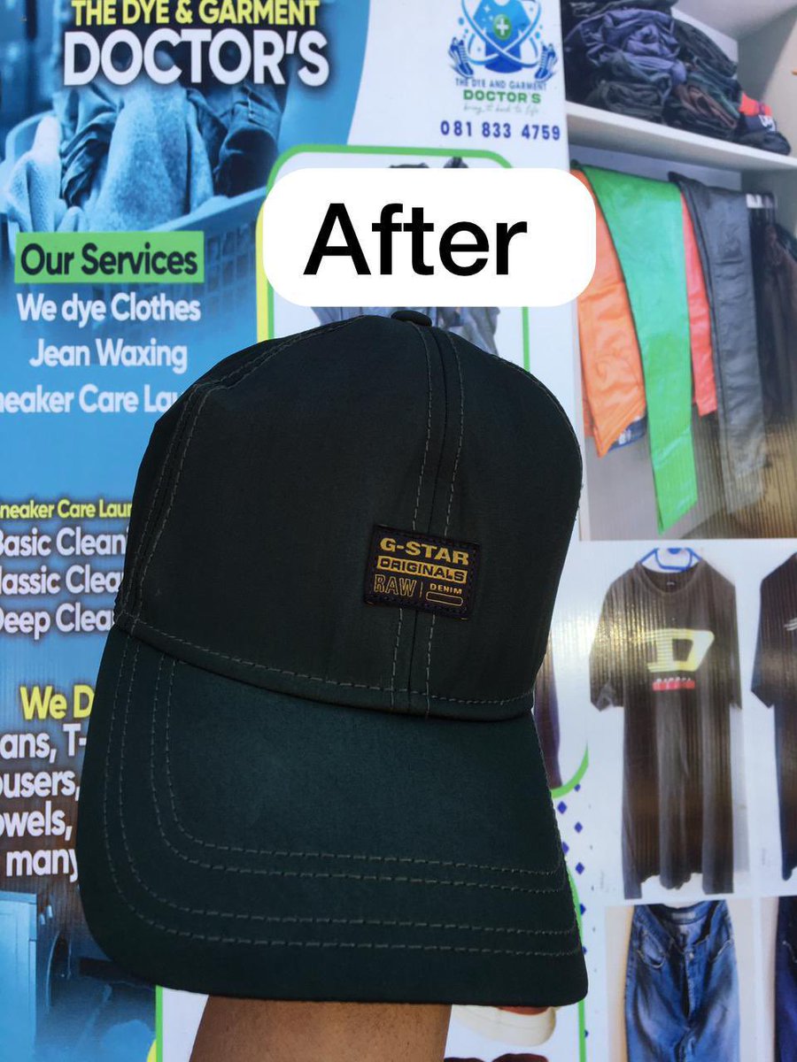 The Dye and Garment Doctors 

📌We dye &amp; renew clothes 
📌Denim jeans waxing 
📌Shoe deep cleaning 

☎️0818334759 
📍Pretoria CBD, rburlington 235 church street, Shop Kios 004.

1 South African Rand | #Sizokthola | Shaun Bartlett | Emtee | Naledi