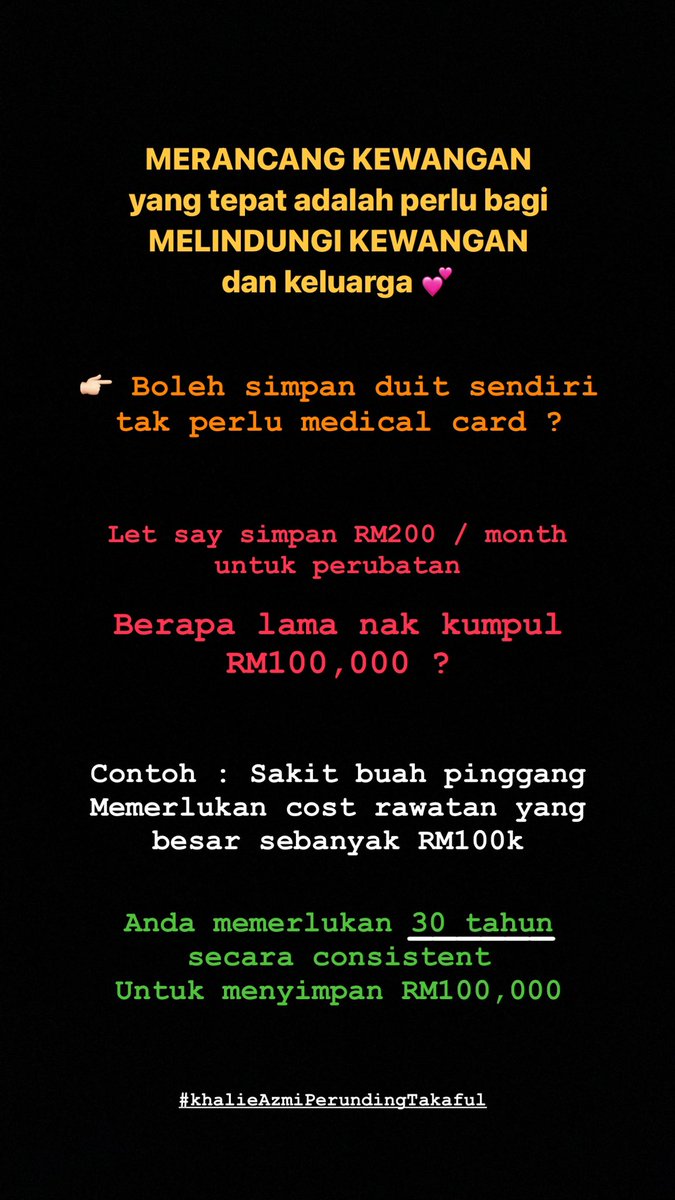 KhalieAzmi's tweet photo. Kad perubatan adalah kad yang memberi kemudahan kepada anda untuk mendapatkan rawatan terbaik di hospital SWASTA secara TANPA TUNAI dengan syarat anda membayar premium untuk kad perubatan tersebut #khalieAzmiPerundingTakafulAnda https://t.co/PGTCmVZ50J