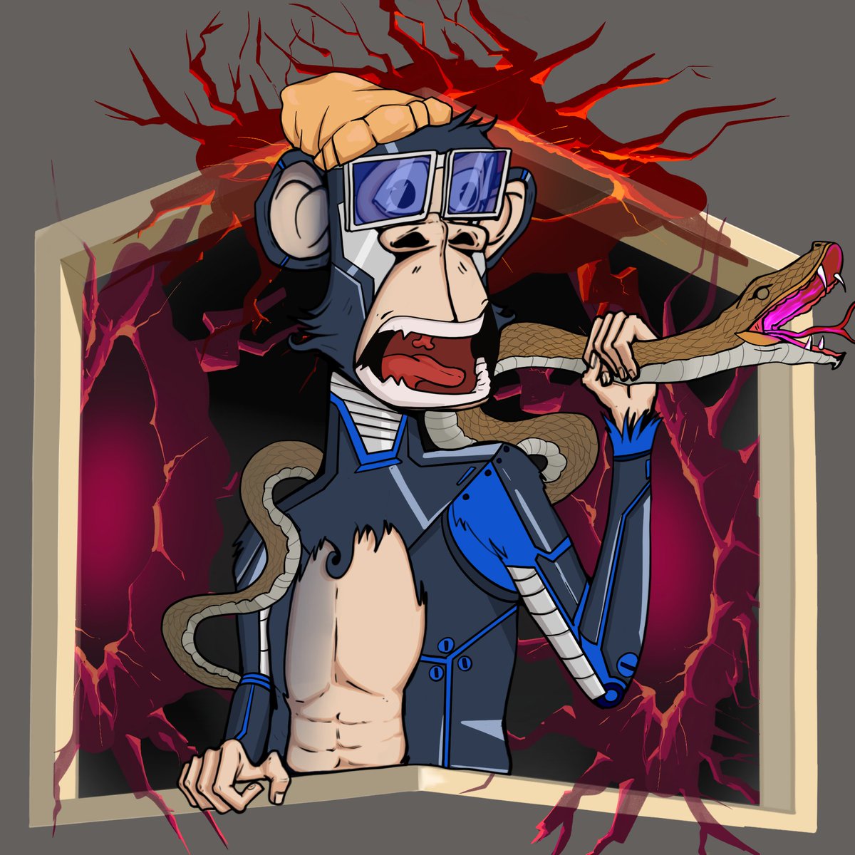 Dimensionalape's tweet photo. Too much punk
it's ape's turn!

#NFT #NFTGiveaway #NFTCommunitys https://t.co/6HDu6Z8Rtp
