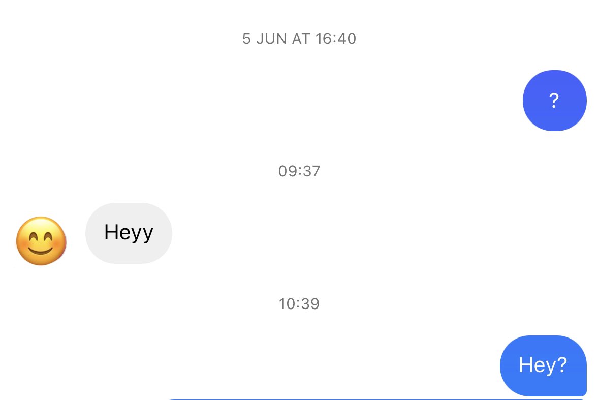 hustlerani's tweet photo. First step: Don’t do this. Don’t send an aimless hi! Instant texting is supposed to make communication quicker, not play a guessing game with your colleagues on what this conversation could be about. 

State. Your. Conversation’s. Purpose. With. Your. Enthusiastic. Hi. Message! https://t.co/v9g4cp6xHw
