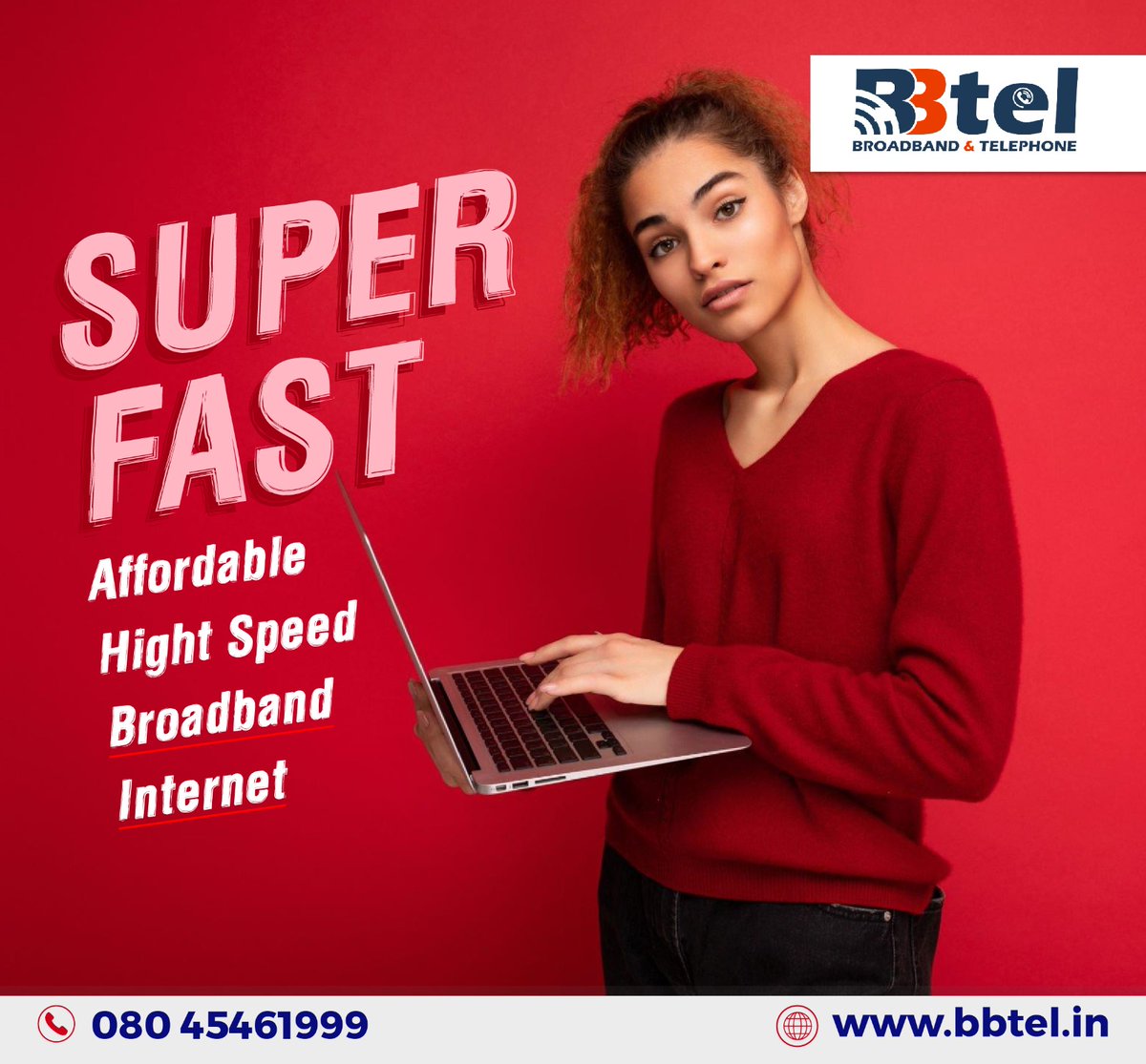 SUPER FAST AND AFFORDABLE HIGH SPEED BROADBAND INTERNET @ JUST 399/-*....
#broadband #WIFI #internetserviceprovider #network #HighSpeedInternet  #fiberoptics #InternetConnection #speed #serviceprovider #BroadbandForAll #bangaloreinternet #HighSpeedInternet #internetandservice