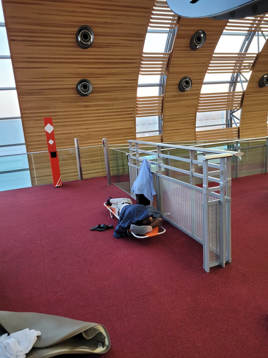 skybluematt's tweet photo. Cheers @AirFranceFR @airfrance lied to and abandoned with not a warm drink or blanket supplied. World's worst airline on customer experience alone. Refused to help with hotels even for disabled and young babies. https://t.co/YL19H3uY4y