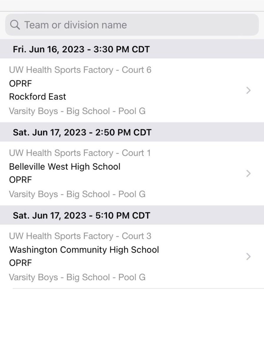 Here is my schedule for this weekends live period: