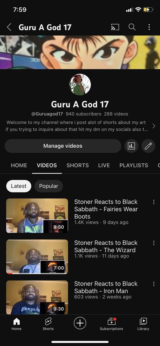 PGunnx's tweet image. Subscribe to my YouTube channel almost at 1000🙌🏾
#Subscribetomychannel 

youtube.com/@Guruagod17