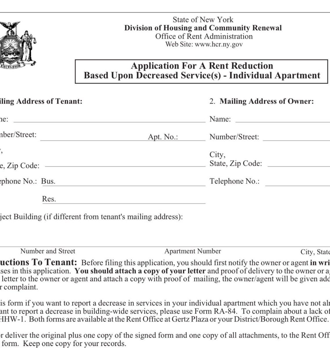 leahfrombklyn's tweet photo. If you live in a NYC rent stabilized apartment and you’ve been asking your landlord to fix conditions forever, guess what?

You could get a rent reduction. 

This doesn’t force the landlord to do the repairs. But hell, it does decrease your rent while y’all are working through it https://t.co/AAmSEjZgXB