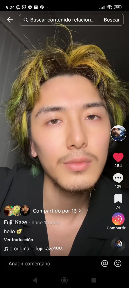 A few days ago I was considering dyeing my hair green bc it's my fav color and now that I saw Kaze sporting it like that I think it's a sign 💀💀💀

Ik, not the same tone, but still~