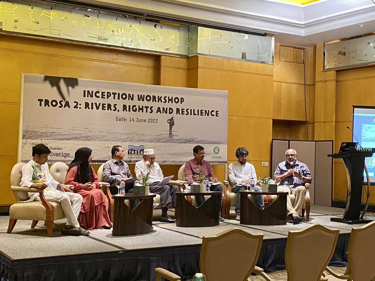 NayokaMartinez's tweet photo. Excellent contributions from stakeholders for implementation of #TROSA2 in 🇧🇩. #Sustainable mgmt &amp; #governance of #transboundary #rivers in South Asia require committed partnerships between government, affected communities &amp; #CSOs. Thanks to Minister of Planning for joining us. https://t.co/3JV7FnQgjx