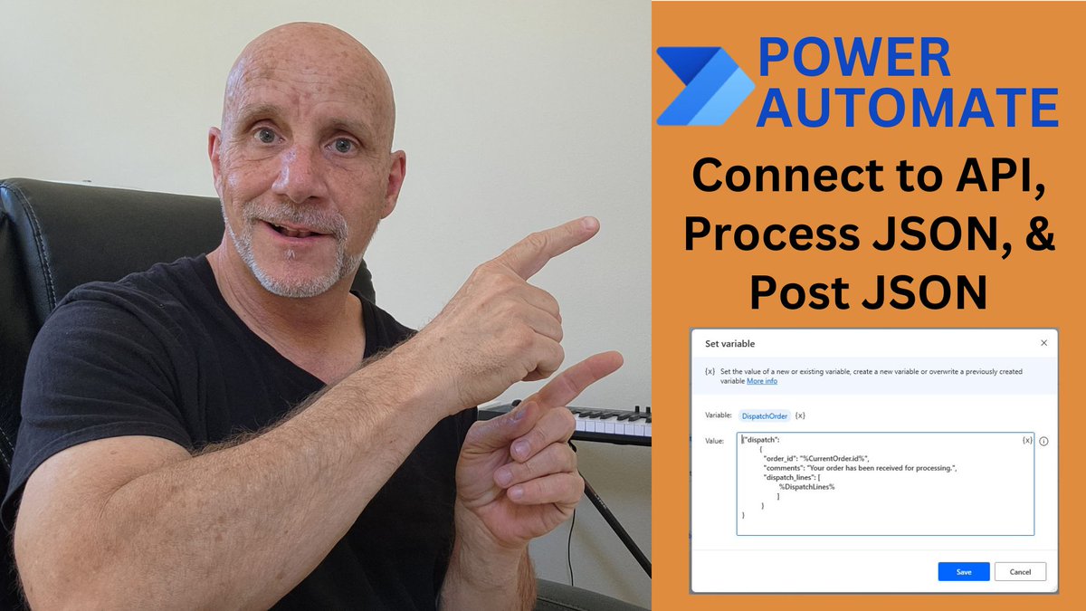 A step-by-step guide to using Power Automate Desktop to connect to an API, authenticate, process #JSON, and create JSON to post back to the #API.
#powerautomate #PowerPlatform
#PowerApps #automation
youtube.com/watch?v=RSWqw8…