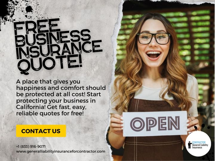 GenLiaInsCon's tweet image. Are you looking for insurance that can protect your company? You've come to the right place! Get the best business insurance quote online for free. Contact us at 833-916-9071 or visit our website at …alliabilityinsuranceforcontractor.com.

#BusinessInsuranceQuote
#CommercialInsuranceQuote