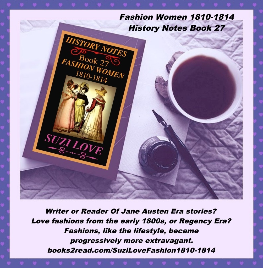 What was fashionable for women in Bridgerton and Jane Austen’s times? Mourning, riding, daytime, evening clothing, plus underclothing, corsets and accessories. Wars were being fought so women adopted military looks in support of soldiers. … instagr.am/p/Ctff2HqPEYU/