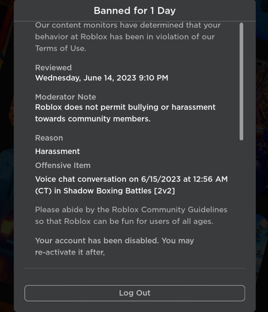 #RobloxDev WHY DID I GET BANNED I DIDNT EVEN SAY ANYTHING X-X we wash shadowboxxing like bruhhhh i have gems that need to be made on psx