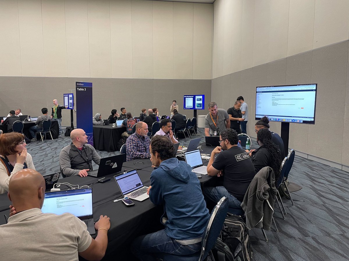 That’s a wrap! Two talks today on Cedar at @awscloud re:Inforce, one with Emina Torlak, and the other with Emina, Darin McAdams, and Kevin Hakanson. Great questions and feedback! So fun.