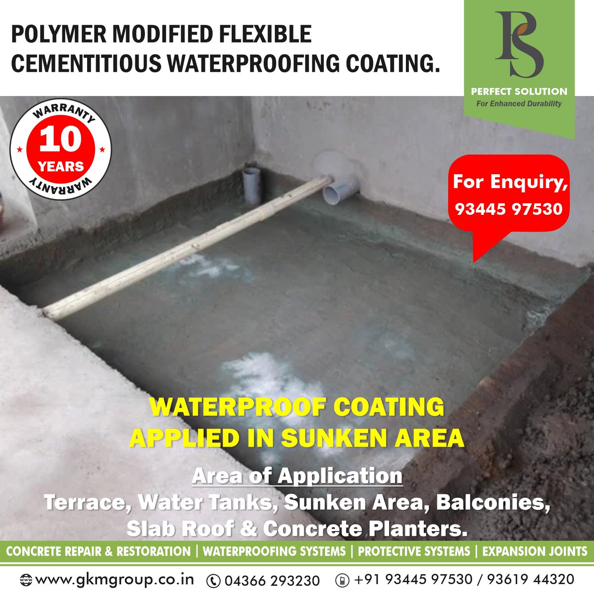 psconchem's tweet photo. Polymer modified flexible cementitious waterproof coating applied in toilet sunken area to avoid water leakage.

#polymermodified #cementitious #waterproofing #coating #toiletwaterproofing #sunkenwaterproofing #perfectsolution https://t.co/0bCZU8p7K8