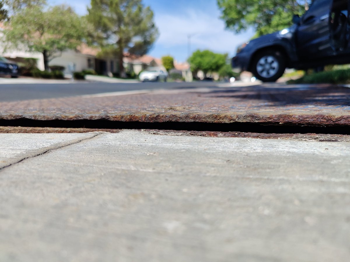 <a href="/CenturyLink/">CenturyLink</a> Hey <a href="/CenturyLink/">CenturyLink</a>, can't seem to get ahold of anyone to address this hazardous sidewalk vault lid that's rusted out and needs to be replaced in Las Vegas, NV 89147. Huge falling/tripping hazard in a 55+ community. Any help?