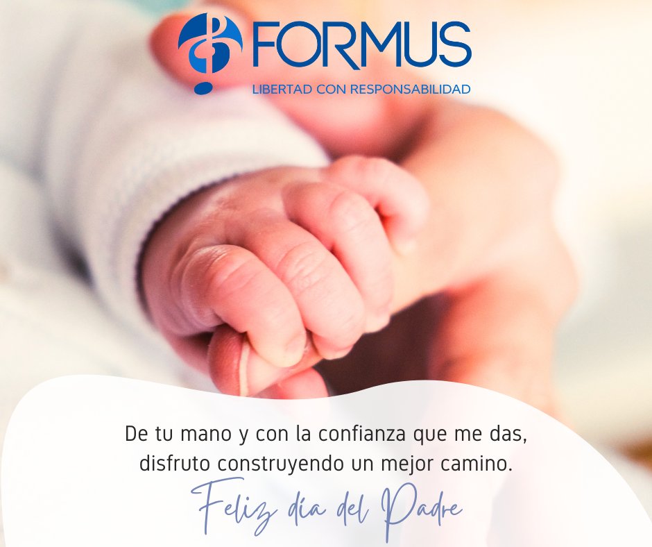 FormusEduMx's tweet photo. De tu mano y con la confianza que me das, disfruto construyendo un mejor camino. Feliz día de Padre. #Formus #DíaDePapá https://t.co/jeE8vOqelF