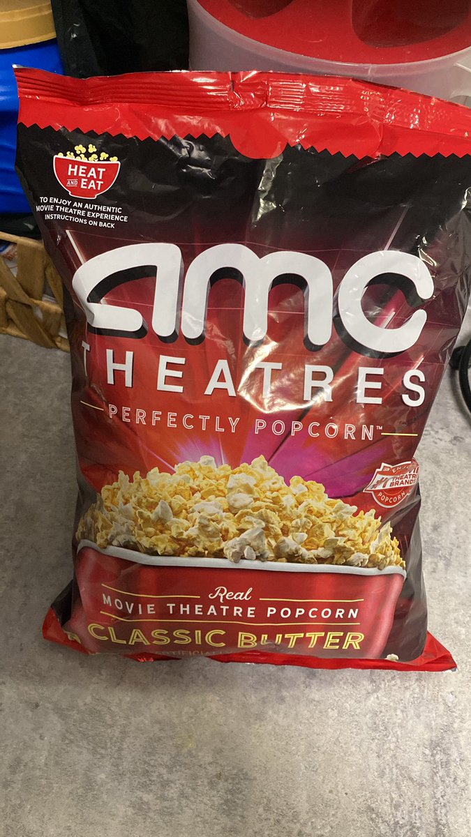 AMC popcorn 🍿, and a movie 🎥 this evening!!!

#AMC #AMCAPES #AMCGORILLAZ #AMCNEVERLEAVING #AMCNOTLEAVING #AMCovenant #AMCSqueeze #AMCSTOCK #AMCTheatres #AMCPerfectlyPopcorn #popcorn #AMCPopcorn #perfectlypopcorn