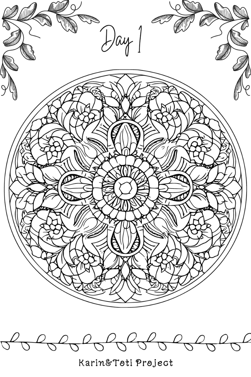 karinandtoti's tweet image. Are you feeling creative? 🤔 Get ready to get lost in a world of intricate floral mandalas and difficult color combinations. Unleash your creative side and relax as you color away! 🤩 #freecoloringpages #adultcoloring #mandala #floralmandala #difficultcoloring