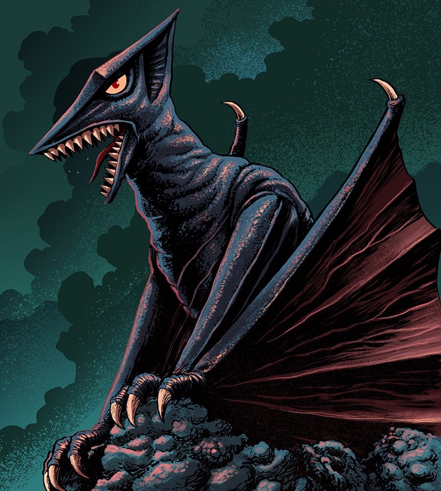 KADOKAWADATCHA's tweet photo. KADOKAWA CHARACTER #36
Name: Gyaos (ギャオス)
From: Gamera vs. Gyaos (大怪獣空中戦 ガメラ対ギャオス)  

#KadokawaCharacter|36 #Gamera #ガメラ #DaieiFilm #大映映画 https://t.co/XmImsIBXEn