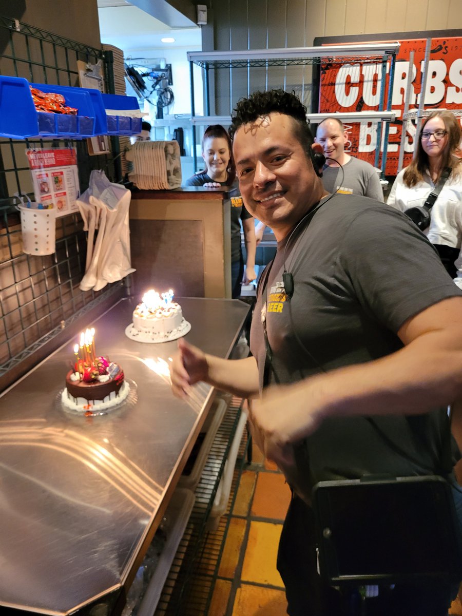 Big Happy Birthday shoutout to Jesus. 9 years with Chili's and is always a pleasure to work with. He gives his all every shift and is a key TM for Team Downers Grove. #chilislove