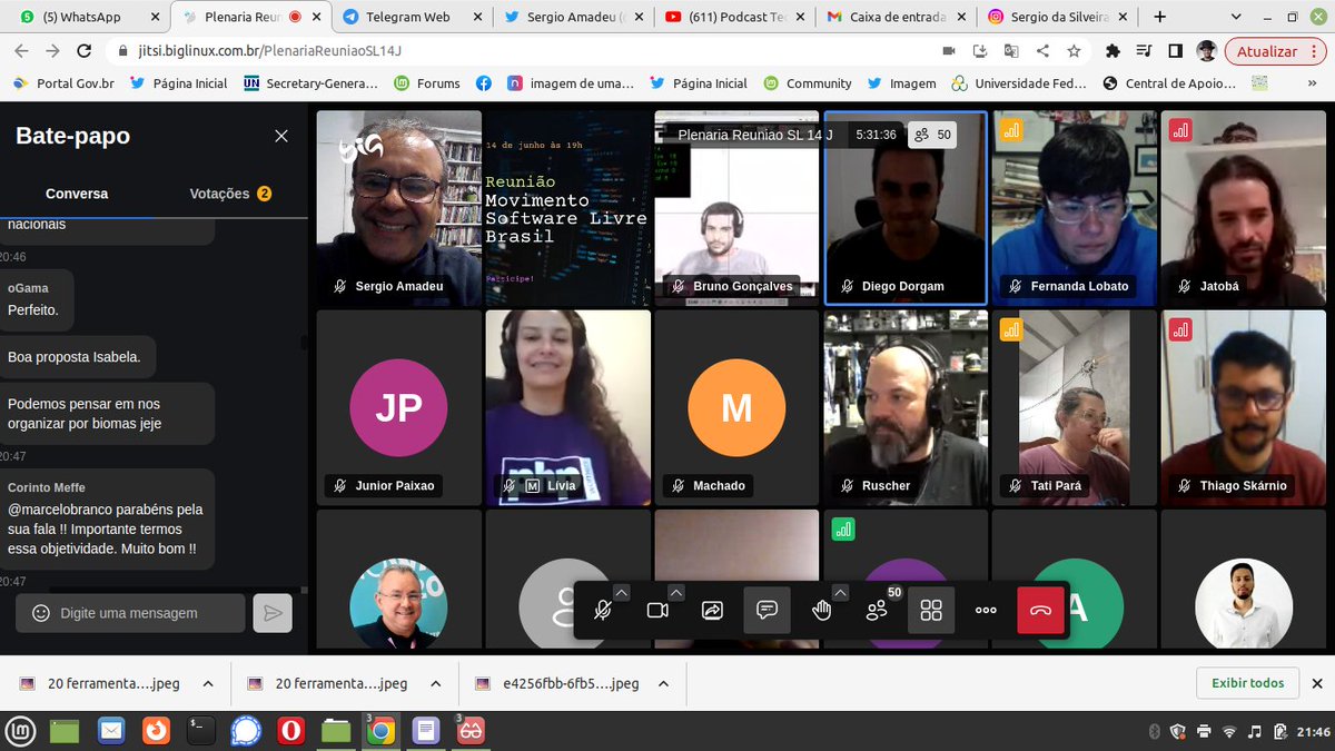 samadeu's tweet photo. A reunião para rearticulação do software livre foi empolgante. A luta pela liberdade do conhecimento tecnológico voltou com força total! https://t.co/onj8UOxJQz
