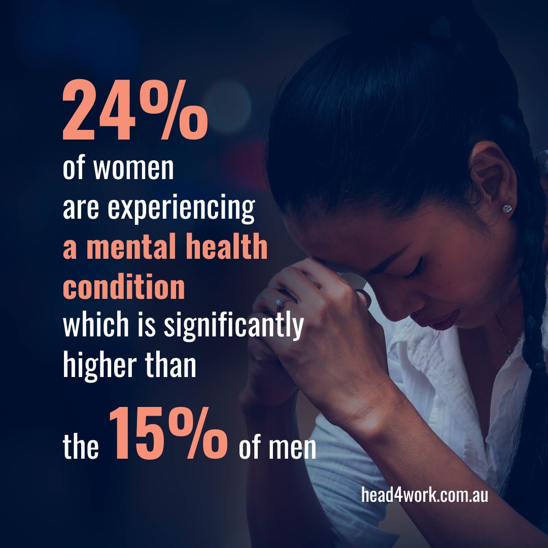 Head4Work's tweet photo. Mental health is just as important as physical health, and we know that almost a quarter of women in work are currently experiencing a mental health condition.

Share your story with us and let's work together towards better mental wellbeing in the workplace.

#WorkplaceCulture https://t.co/4pMUhX4y8Y