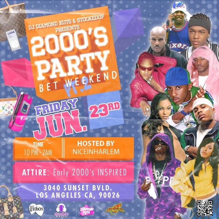 #BETWeekend 2000’s Party Pt.2 w/ @nn8__ + @djdiamondkuts 🚀