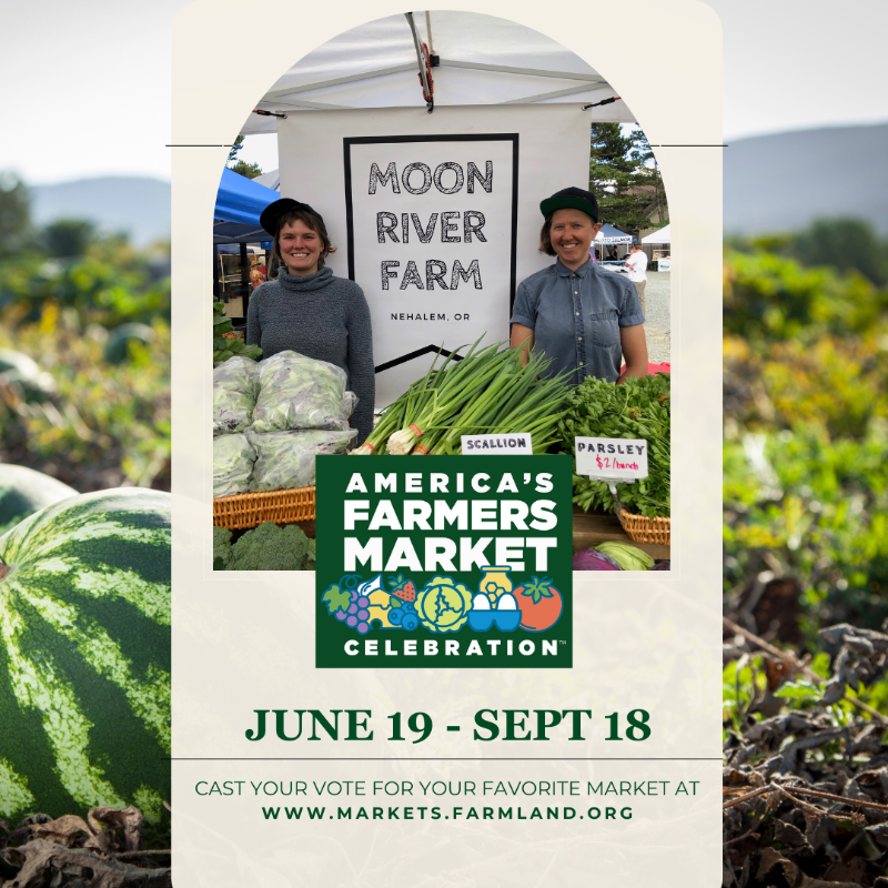 Farmland's tweet photo. Help your favorite #farmersmarket win a piece of the $15,000 prize pool!