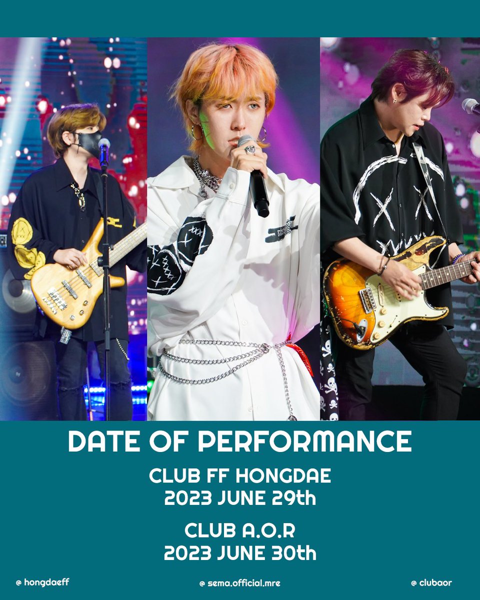 sema___official's tweet photo. SEMA ON STAGE
June 29th and 30th
#์ช์ช #clubff #ํด๋ฝFF #clubaor #ํด๋ฝaor #ํ๋ #ํ๋๊ณต์ฐ #๊ณต์ฐ #๋๋ฉด๊ณต์ฐ #ํ๋๊ณต์ฐ #ํ๋๊ณต์ฐ์ฅ #ํ๋๋ผ์ด๋ธํด๋ฝ #๋ผ์ด๋ธํด๋ฝ #ํ๋ํด๋ฝ๊ณต์ฐ #๊ณต์ฐ์ถ์ฒ #๋ฐด๋๊ณต์ฐ #๋ฐด๋์ถ์ฒ #ํ๋ํซ๋ฐด๋ #bandmusic #koreaband #pop #kpopband #koreanmusic #music #liveclub https://t.co/GbzUbrilFL