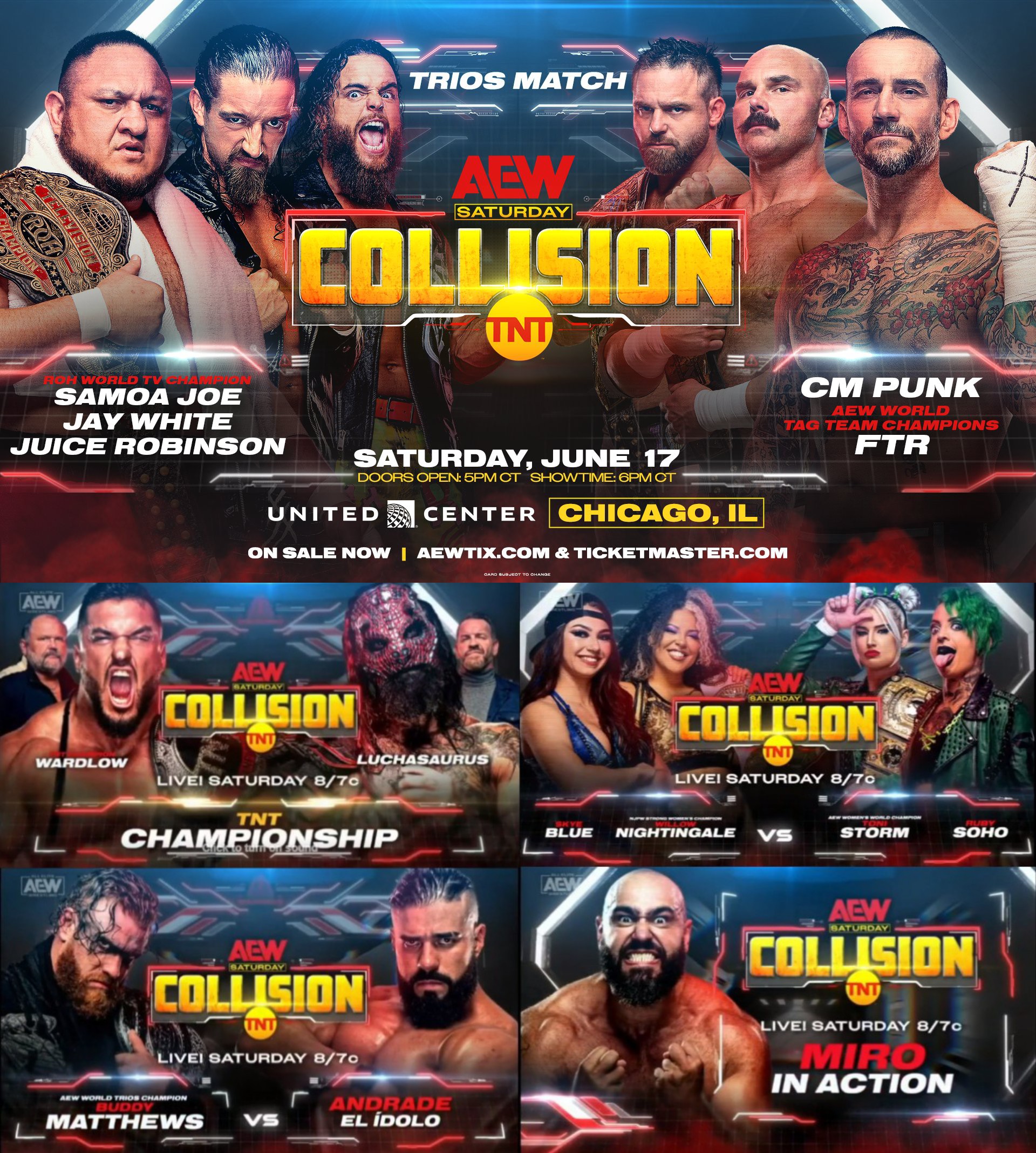 Aew Collision Card