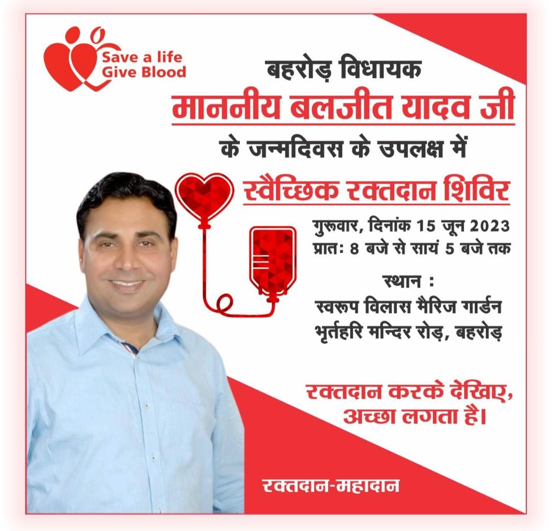 जन्मदिवस की हार्दिक बधाई व शुभकामनाएं@baljeetyadav