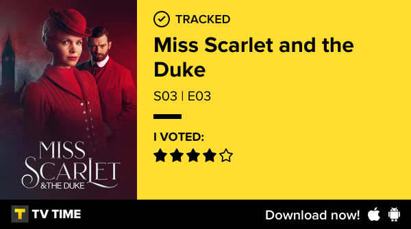 MrnMrsQueen's tweet photo. I've just watched #missscarletandtheduke  S03 | E03 #tvshowtime  https://t.co/XYkPLGhVIg #tvtime https://t.co/OO3dkXyy4a