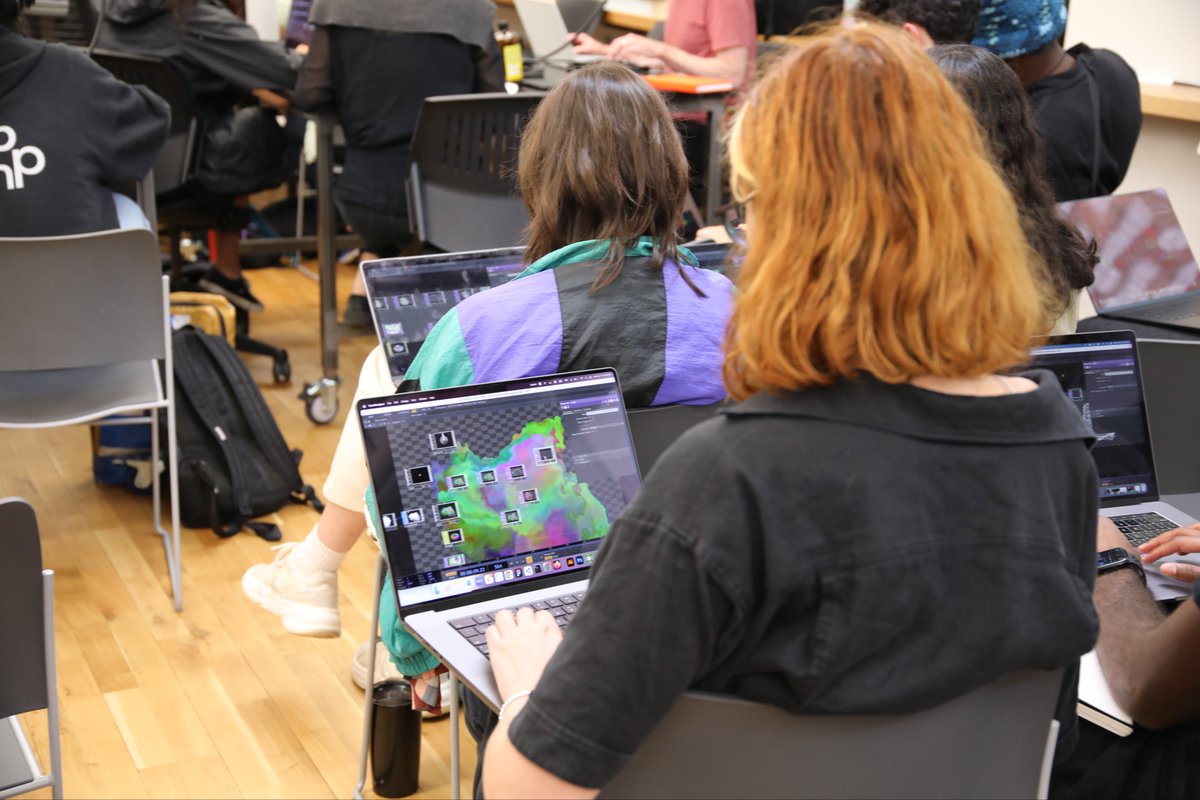 itpcamp's tweet image. Another jam-packed session of TouchDesigner: Generate Art with Noise 🔥