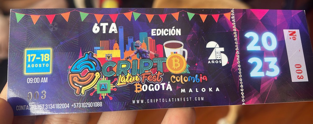 Criptolatinfest's tweet photo. https://t.co/ipkQbZ7fw0