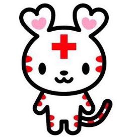 mondomascots's tweet photo. Heartora, a tiger with heart ears and a Red Cross on his forehead, is the mascot for the Japan Red Cross. https://t.co/OOdRsUOh4i